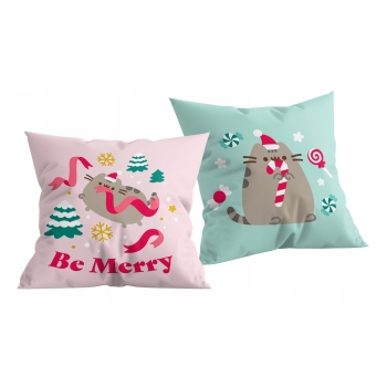 Poduszka dekoracyjna Pusheen 40 x 40 cm Halantex kot kotek dziecięca jasiek