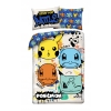 Pościel dziecięca Pokemon 140 x 200 cm Halantex Mikrofibra Pikachu Pikaczu