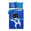 Pościel dziecięca Astro Bot 140 x 200 cm Halantex Mikrofibra gra PS Robot