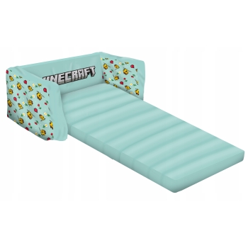 Dmuchane łóżko i sofa Minecraft dla dzieci 2 w 1 rozkładana sofa Halantex