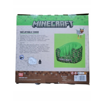 Dmuchany Fotel Minecraft 64 x 70 x 85 cm Halantex dmuchana pufa