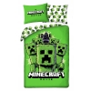 Pościel dziecięca Minecraft Movie 140x200 cm Halantex 100% bawełna Creeper