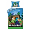Pościel dziecięca Minecraft 140x200 Halantex 100% bawełna stev creeper