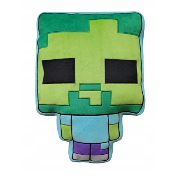Poduszka dekoracyjna Minecraft Zombie 45 cm Halantex spandex z wyszywaniem