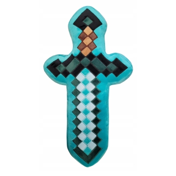 Poduszka dekoracyjna Minecraft Sword 45 cm Halantex spandex z wyszywaniem