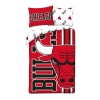 Pościel dziecięca Chicago Bulls 140 x 200 cm Halantex Basketball NBA