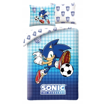 Pościel dziecięca SONIC 140 x 200 cm Halantex mikrofibra Sonic the Hedgehog