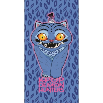 Ręcznik kąpielowy K-POP Demon Hunters 140x70 cm Halantex 100% bawełna Derpy