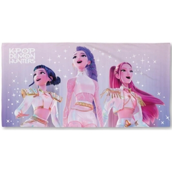 Ręcznik kąpielowy K-POP Demon Hunters 140x70 cm Halantex 100% bawełna