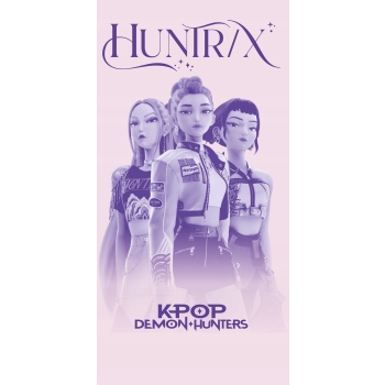 Ręcznik kąpielowy K-POP Demon Hunters 140x70 cm Halantex 100% bawełna