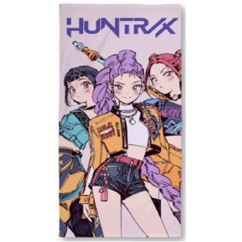Ręcznik kąpielowy K-POP Demon Hunters 140x70 cm Halantex 100% bawełna