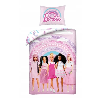 Pościel dziecięca BARBIE 140 x 200 cm Halantex mikrofibra