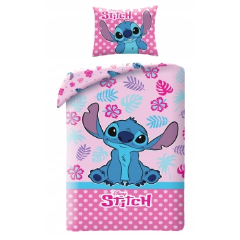 Pościel dziecięca Lilo i Stitch 140x200 Halantex 100% bawełna Disney Sticz
